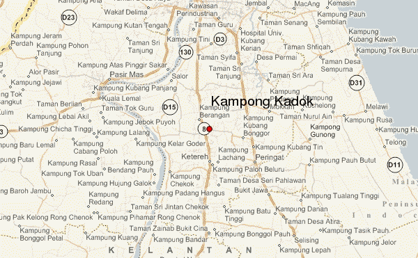 peta kadok